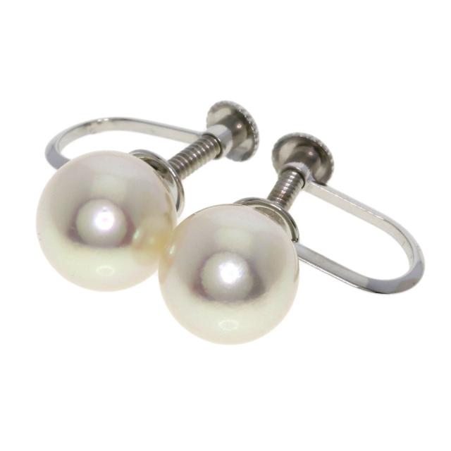 タサキ TASAKI  パール 真珠  イヤリング K14ホワイトゴールド レディース  中古_1