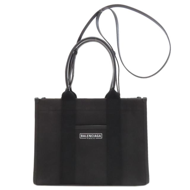 バレンシアガ BALENCIAGA 671402 ハードウェア スモール 2WAY ハンドバッグ キャンバス 中古_1