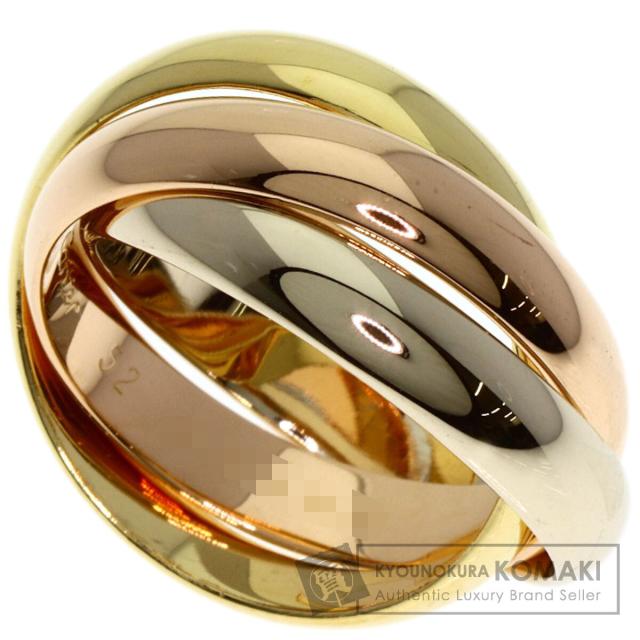 カルティエ CARTIER  トリニティ MM  リング・指輪 K18イエローゴールド レディース  中古