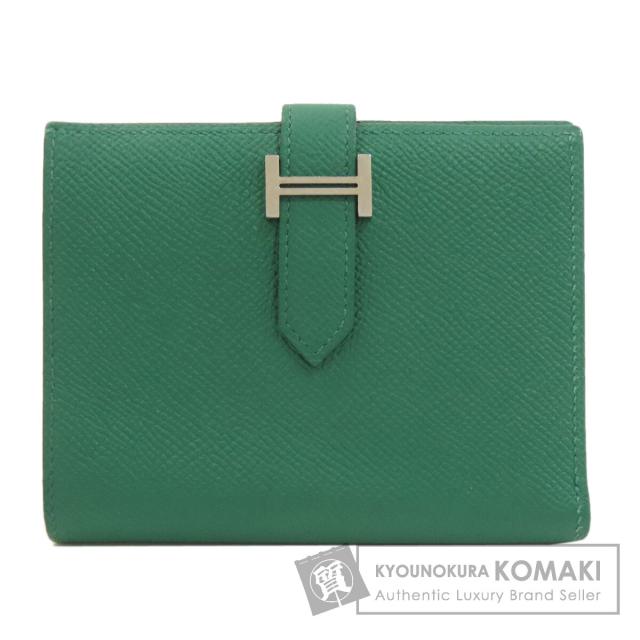 エルメス HERMES  ベアンコンパクト シルバー金具  二つ折り財布（小銭入れあり） エプソン 中古