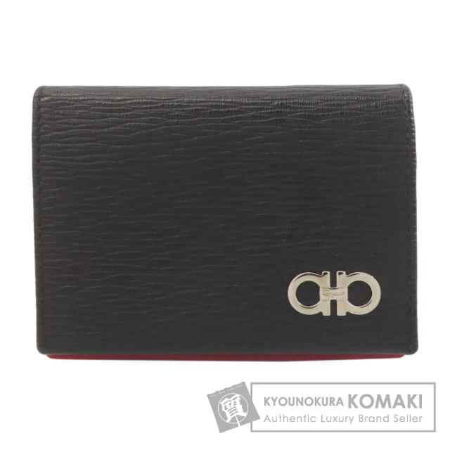 サルヴァトーレフェラガモ Salvatore Ferragamo  ロゴ  カードケース レザー レディース  中古