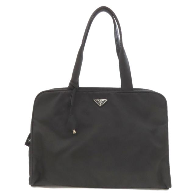 プラダ PRADA ロゴ金具 ハンドバッグ ナイロン素材 レディース 中古 