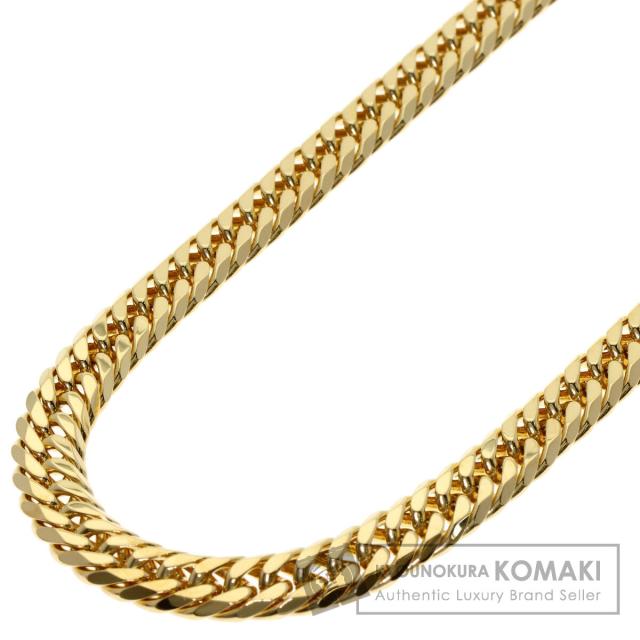 セレクトジュエリー SELECT JEWELRY  喜平 キヘイ 6面 ダブル   ネックレス K18イエローゴールド 中古