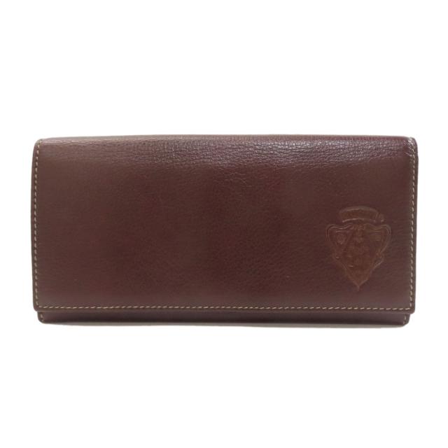 グッチ GUCCI 190425 ロゴ 長財布（小銭入れあり） レザー レディース 中古_1