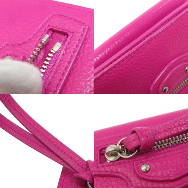 バレンシアガ BALENCIAGA コンパクトウォレット 二つ折り財布（小銭入れあり） レザー 中古_7