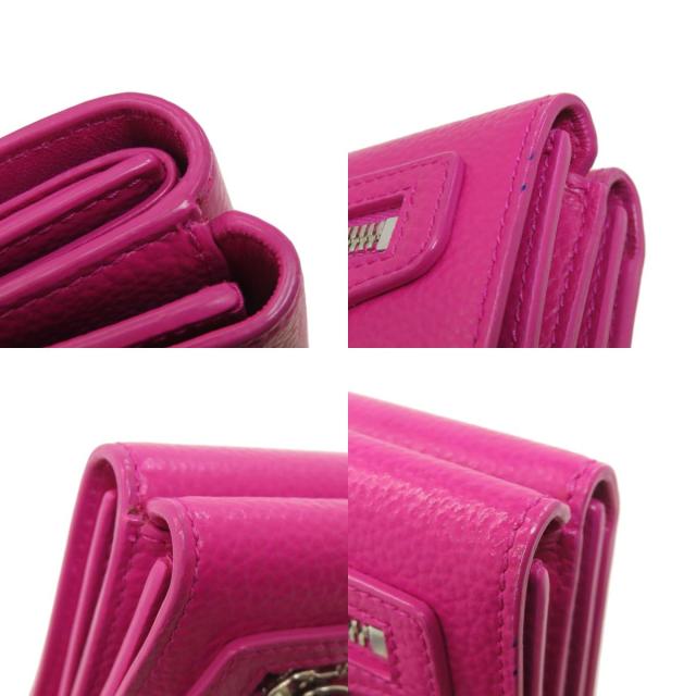 バレンシアガ BALENCIAGA コンパクトウォレット 二つ折り財布（小銭入れあり） レザー 中古_8