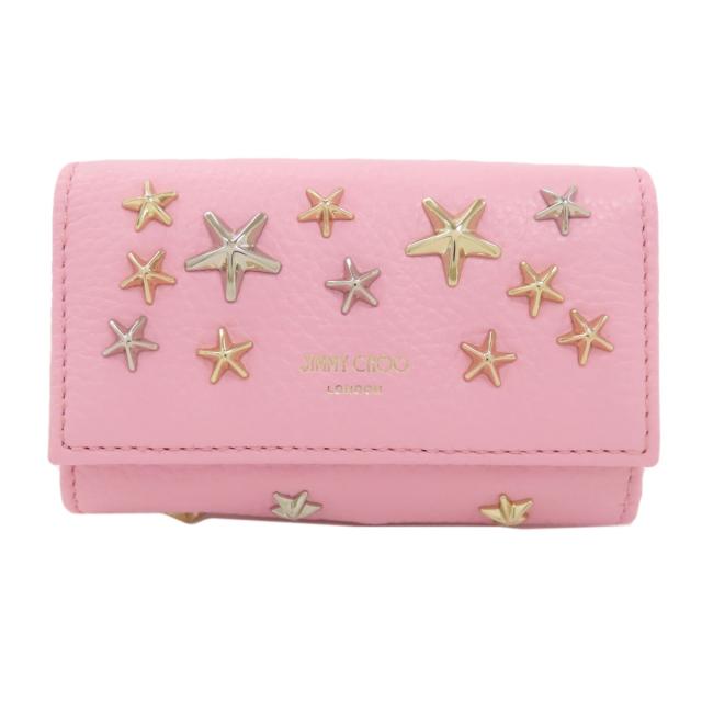 ジミーチュウ Jimmy Choo  スターモチーフ  キーケース レザー レディース  中古_1