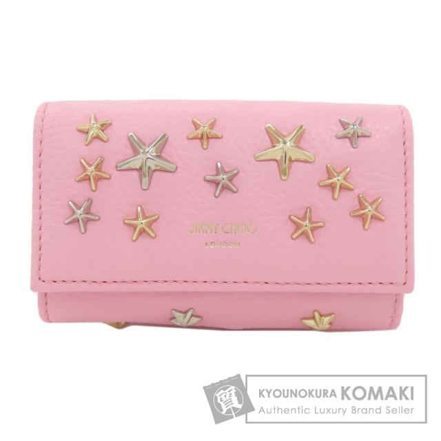 ジミーチュウ Jimmy Choo スターモチーフ キーケース レザー レディース 中古