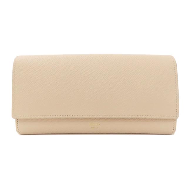 セリーヌ CELINE ロゴ 長財布（小銭入れあり） レザー レディース 中古 