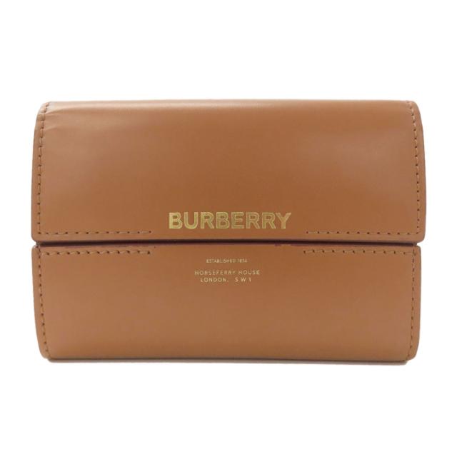 Burberry 2つ折り財布 Burberry 二つ折財布 2つ折り財布⁄レザー⁄NVY⁄メンズ 【公式通販】
