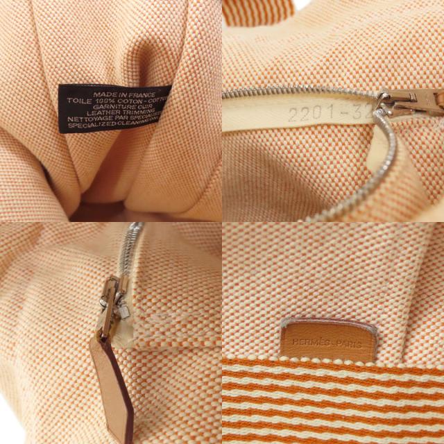 エルメス HERMES サックフール トゥMM ハンドバッグ キャンバス レディース 中古_7