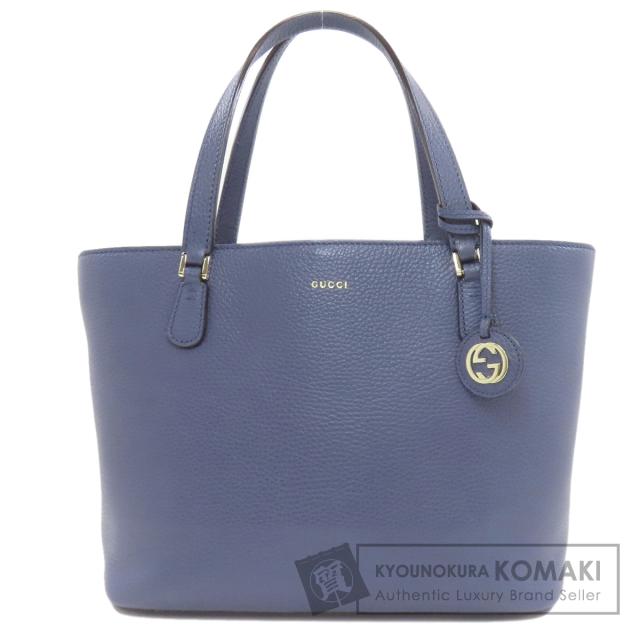 グッチ GUCCI 388561 ロゴ ハンドバッグ カーフ レディース 中古