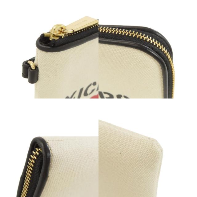 マイケル教科課程 Michael Kors  ロゴタイプ  クラッチペダル御徒面子 帆布 レディース  中古