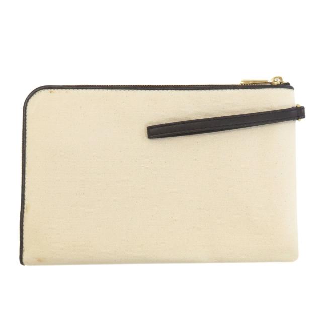 マイケル教科課程 Michael Kors  ロゴタイプ  クラッチペダル御徒面子 帆布 レディース  中古