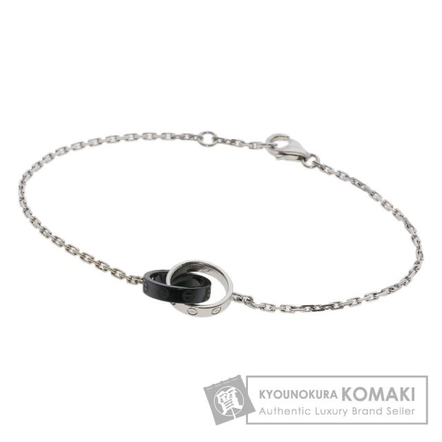 カルティエ CARTIER  ベビーラブ セラミック  ブレスレット K18ホワイトゴールド レディース  中古