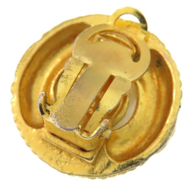 シャネル CHANEL フェイクパール ココマーク イヤリング 金属製 レディース 中古_4
