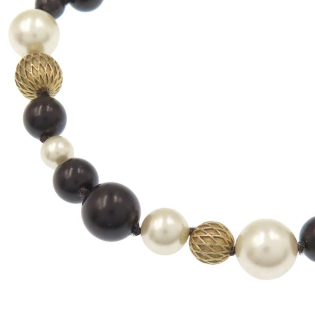 シャネル CHANEL フェイクパール ココマーク ブレスレット 金属製 レディース 中古_2