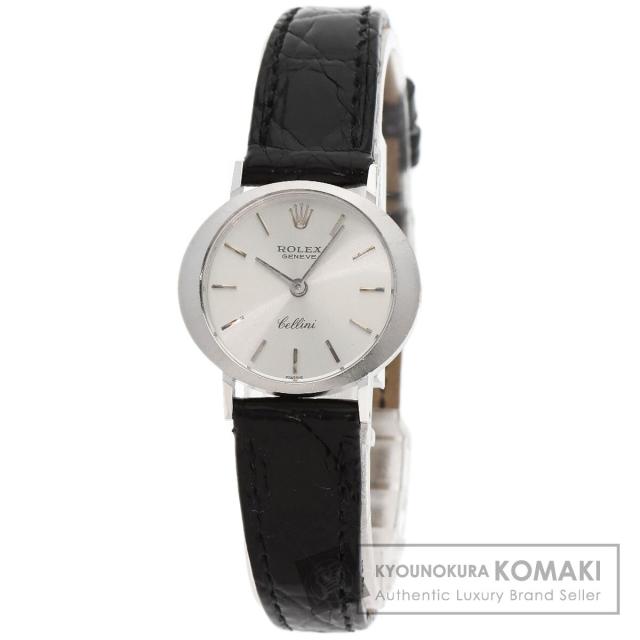 ロレックス ROLEX 3768  チェリーニ 1969年製  腕時計 K18ホワイトゴールド クロコダイル   中古