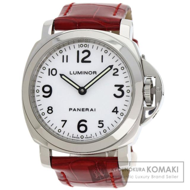 パネライ PANERAI PAM00114/OP6568 ルミノール ベース 44mm 腕時計 ステンレススチール 革 中古 238,343円