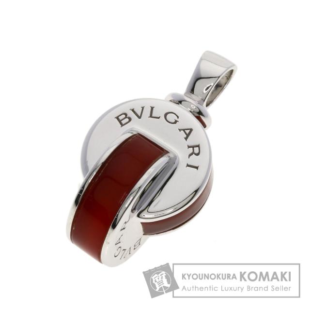 ブルガリ BVLGARI  オムニア メノウ  ペンダントトップ K18ホワイトゴールド レディース  中古