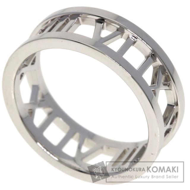 ティファニー TIFFANY&Co. オープンアトラス リング・指輪 K18ホワイトゴールド レディース 中古