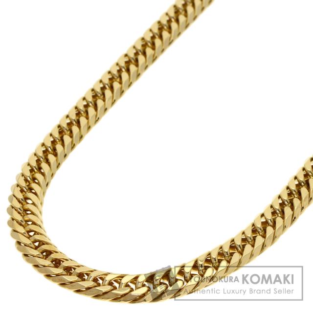 セレクトジュエリー SELECT JEWELRY  喜平 キヘイ 6面 ダブル  ネックレス K18イエローゴールド  中古
