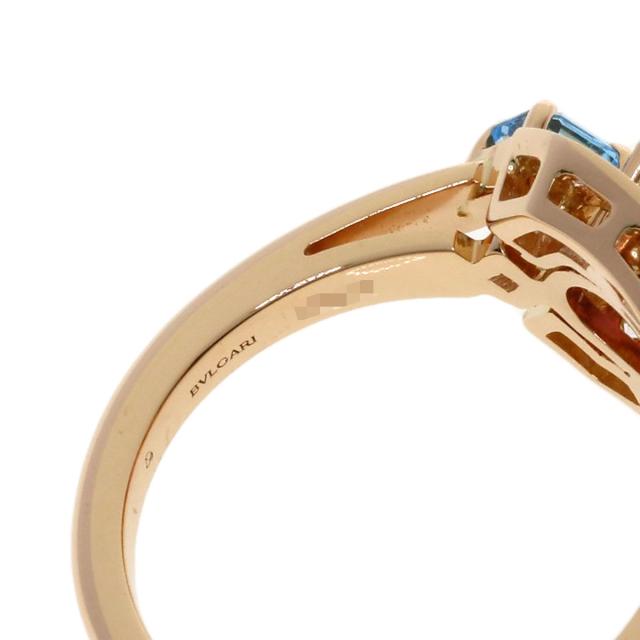 ブルガリ BVLGARI  アレグラ ピンクトルマリン アメジスト アクアマリン ダイヤモンド  中古_6