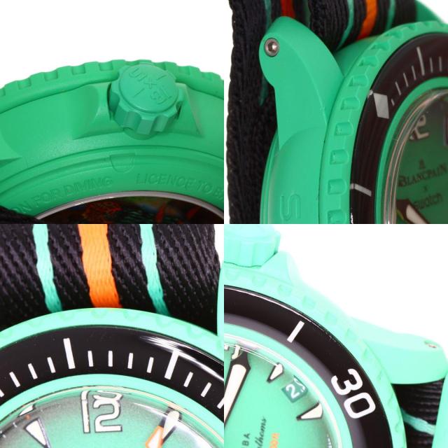 スウォッチ Swatch ブランパン コラボ スキューバ フィフティ ファゾムス 中古_8