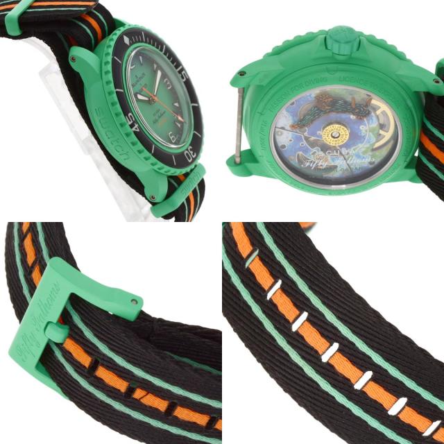 スウォッチ Swatch ブランパン コラボ スキューバ フィフティ ファゾムス 中古_6