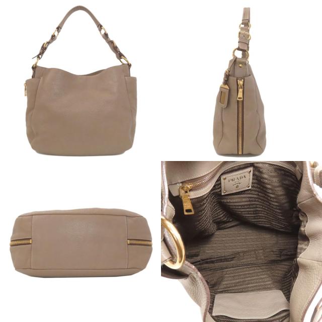 プラダ PRADA ワンショルダー トートバッグ カーフ レディース 中古_2