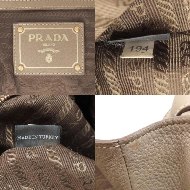 プラダ PRADA ワンショルダー トートバッグ カーフ レディース 中古_3