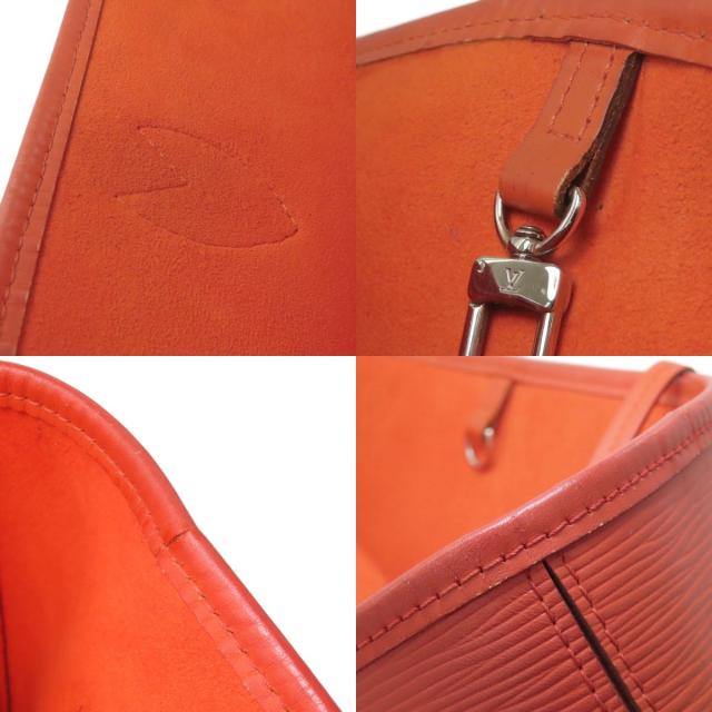 ルイヴィトン LOUIS VUITTON M41159 ネヴァーフルMM トートバッグ エピレザー レディース 中古_5