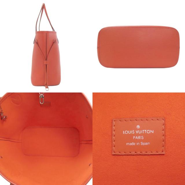 ルイヴィトン LOUIS VUITTON M41159 ネヴァーフルMM トートバッグ エピレザー レディース 中古_3