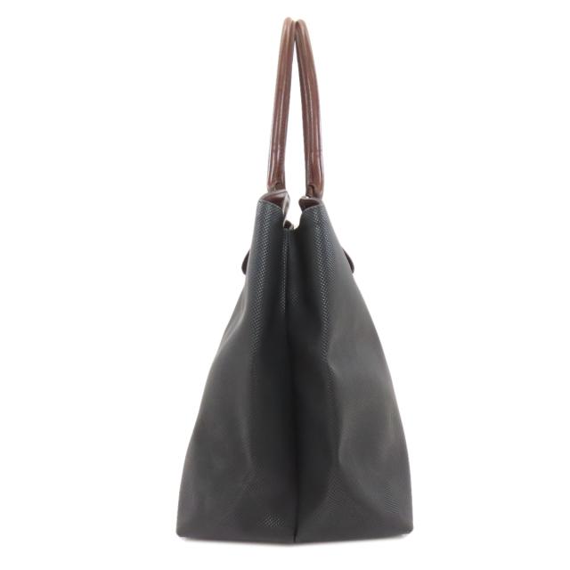 ボッテガヴェネタ BOTTEGA VENETA シンプルデザイン トートバッグ PVC レディース 中古_3