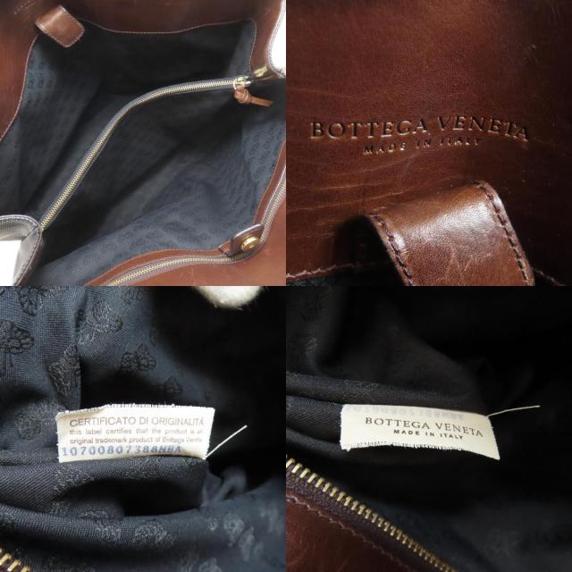 ボッテガヴェネタ BOTTEGA VENETA シンプルデザイン トートバッグ PVC レディース 中古_5