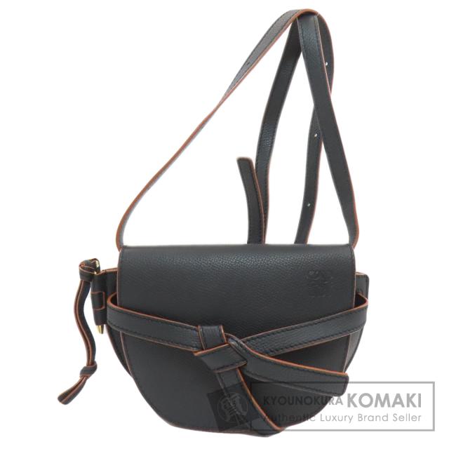 ロエベ LOEWE  ゲートバッグ スモール  ショルダーバッグ カーフ レディース  中古