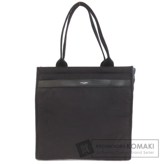 サンローラン SAINT LAURENT ロゴ トートバッグ ナイロン素材 レディース 中古