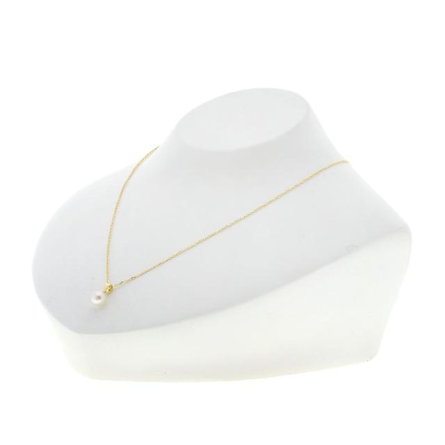 ミキモト MIKIMOTO パール 真珠 ネックレス K18イエローゴールド レディース 中古_4