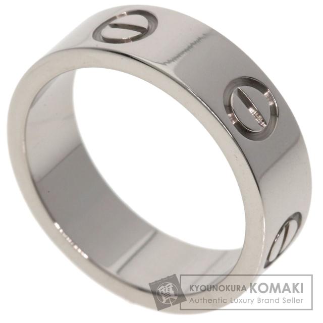 カルティエ CARTIER  ラブリング #49  リング・指輪 K18ホワイトゴールド レディース  中古