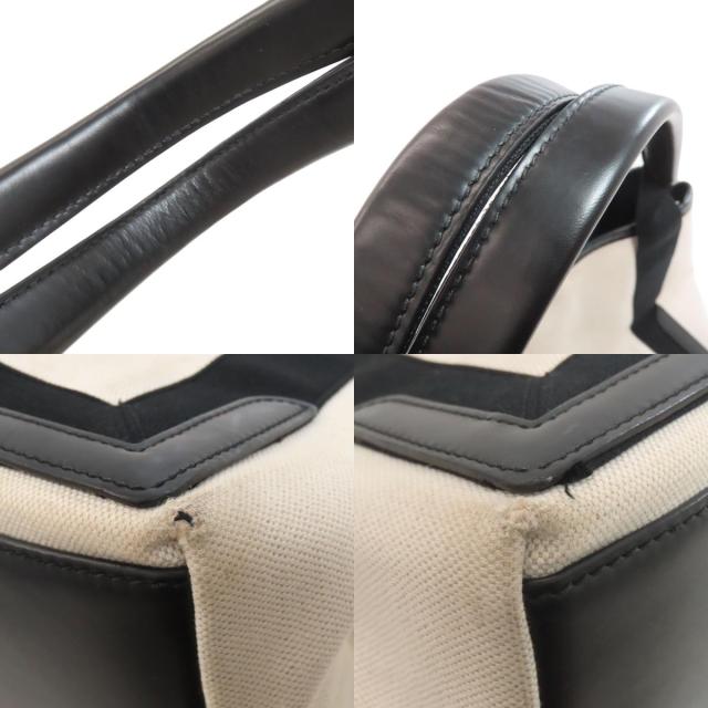 バレンシアガ BALENCIAGA 339933 ネイビーカバス トートバッグ キャンバス レディース 中古_8
