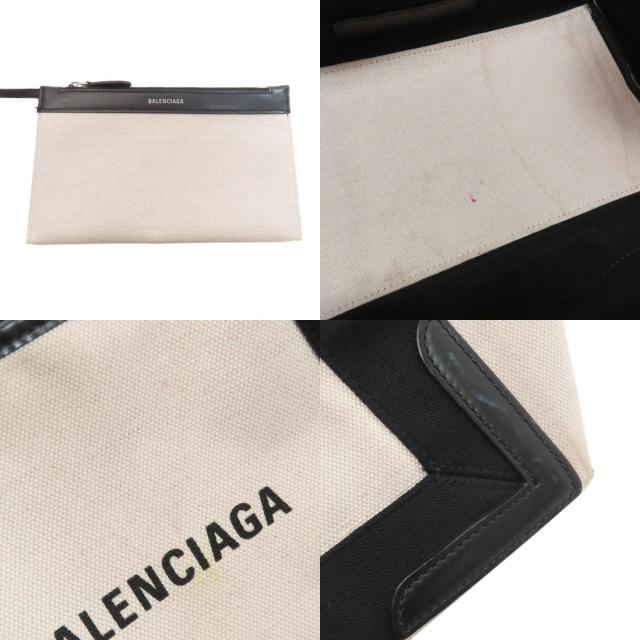 バレンシアガ BALENCIAGA 339933 ネイビーカバス トートバッグ キャンバス レディース 中古_5