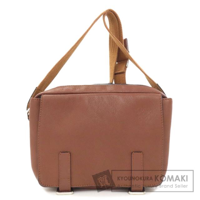 ロエベ LOEWE アナグラム ショルダーバッグ レザー レディース 中古