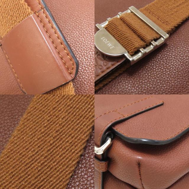 ロエベ LOEWE アナグラム ショルダーバッグ レザー レディース 中古_8