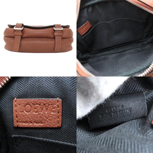 ロエベ LOEWE アナグラム ショルダーバッグ レザー レディース 中古_4