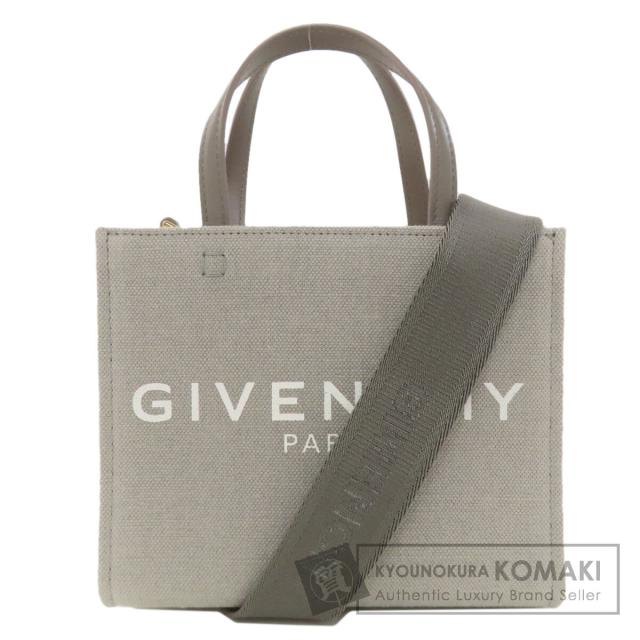 ジバンシー GIVENCHY 2WAY ハンドバッグ キャンバス レディース 中古