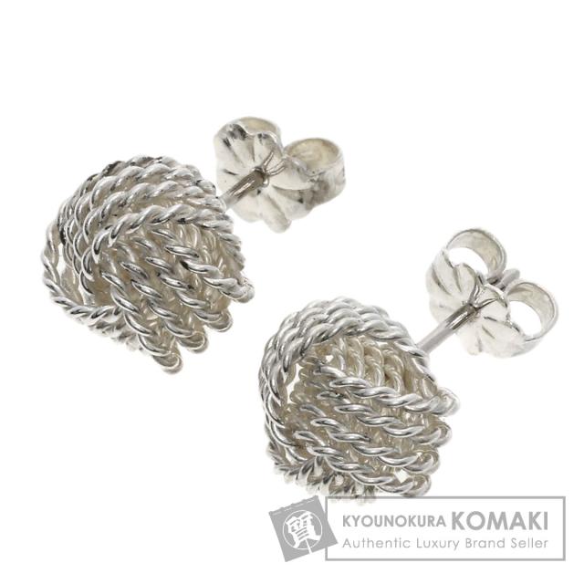 ティファニー TIFFANY&Co. メッシュボール ピアス シルバー レディース 中古