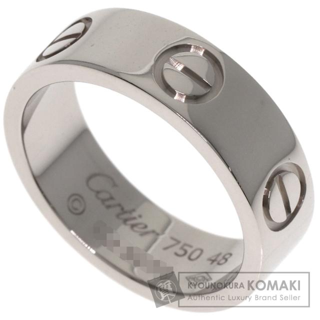 カルティエ CARTIER  ラブリング #48  リング・指輪 K18ホワイトゴールド レディース  中古