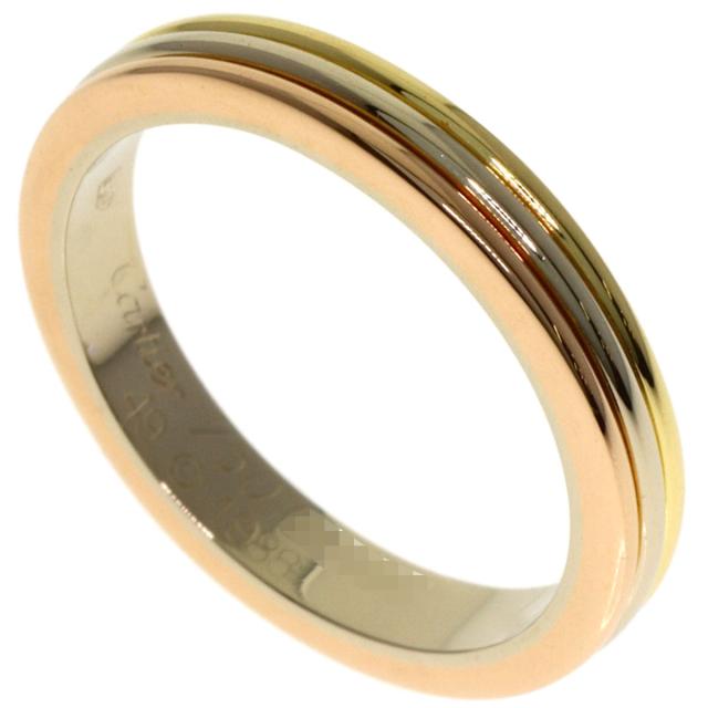 カルティエ CARTIER スリーカラー #49 リング・指輪 K18イエローゴールド レディース 中古_1