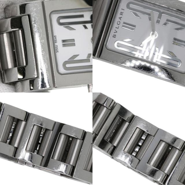 ブルガリ BVLGARI RT39S レッタンゴロ 腕時計 ステンレススチール SS レディース 中古_7