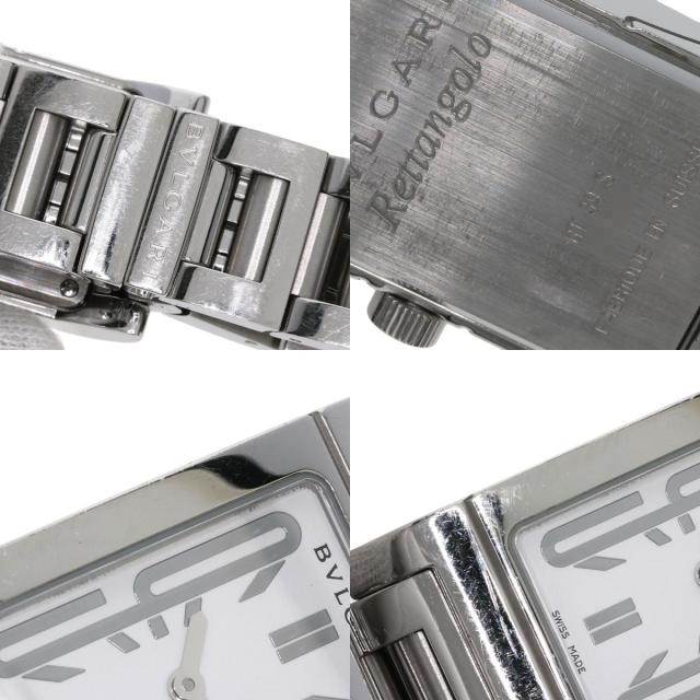ブルガリ BVLGARI RT39S レッタンゴロ 腕時計 ステンレススチール SS レディース 中古_8